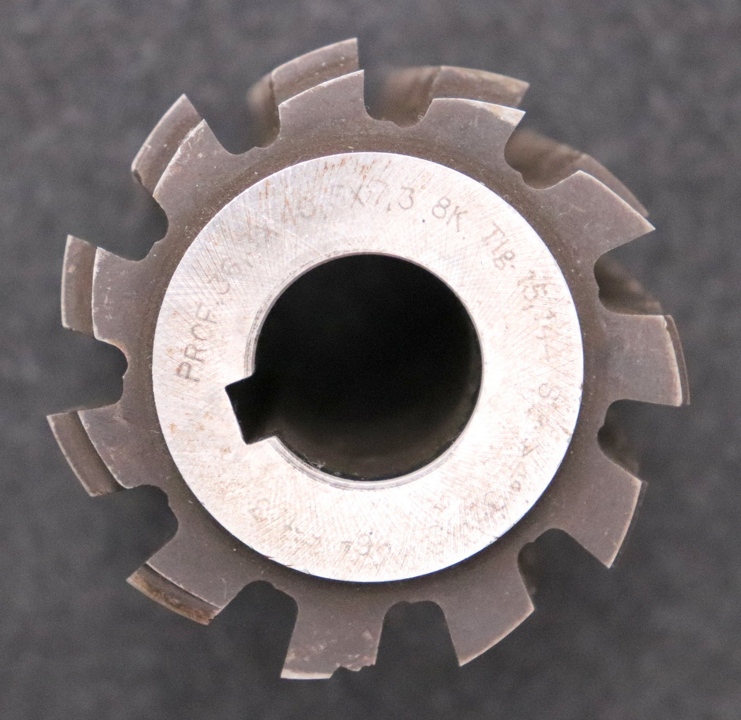 Bild des Artikels Keilwellenwälzfräser-8-Keile-36,x40,5x7,3-mit-Höcker-Fertigfräser-Ø64x65xØ22mm