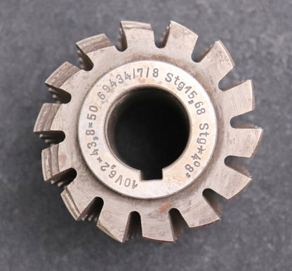 Bild des Artikels Keilwellenwälzfräser-10-Keile-6,2x43,8x50-Fertigfräser-Ø75x66xØ27mm-mit-LKN