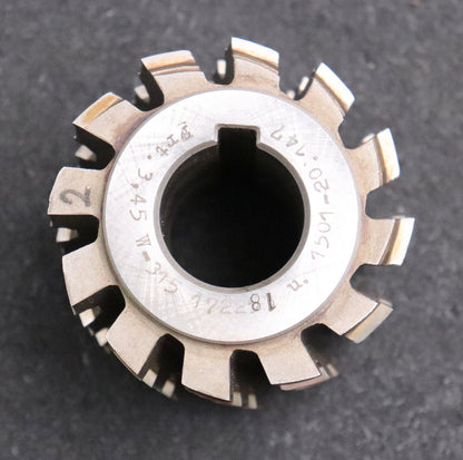 Bild des Artikels PWS-Keilwellenwälzfräser-8-Keile-56,3x61,9x10,34-mit-Höcker-Fertigfräser