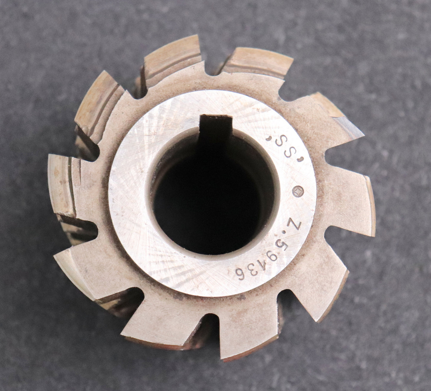 Bild des Artikels Keilwellenwälzfräser-6-Keile-10,3x40,3x48-mit-Höcker-Fertigfräser-Ø75x66xØ27mm