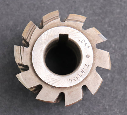 Bild des Artikels Keilwellenwälzfräser-6-Keile-10,3x40,3x48-mit-Höcker-Fertigfräser-Ø75x66xØ27mm