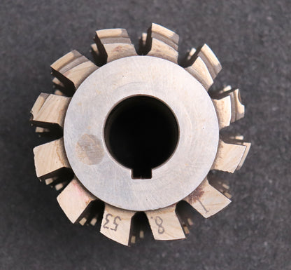 Keilwellenwälzfräser 10 Keile 82,3x37,5x12,3 Höcker Fertigfräser Ø85x66xØ27mm