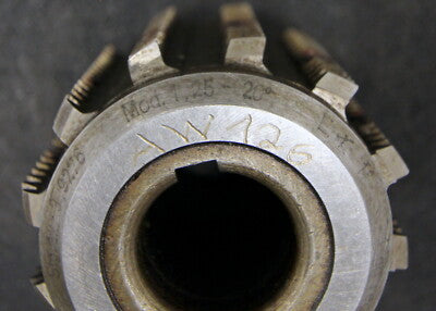 SAAZOR Stollenwälzfräser involute spline hob m= 1,25mm BP II Ø75x80xØ27mm LKN