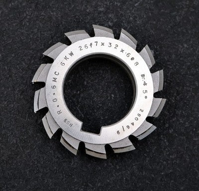 RAXA GARANT Keilwellen-Formfräser 6 Keile 26f7x32x6e8mm mit Höcker Ø76x16xØ40mm