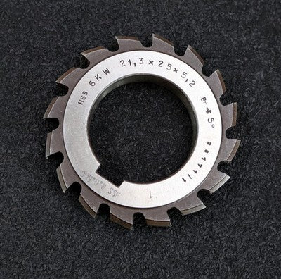 RAXA GARANT Keilwellen-Formfräser 6 Keile 21,3x25x5,2mm mit Höcker Ø76x12xØ40mm