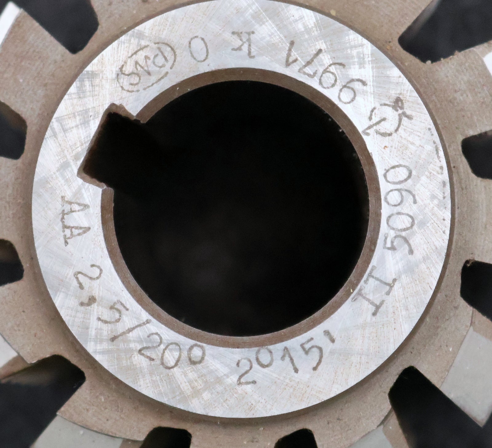 Bild des Artikels PWS-Zahnrad-Wälzfräser-gear-hob-m=-2,5mm-20°-EGW-Ø70x56xØ27mm-mit-LKN-BPII