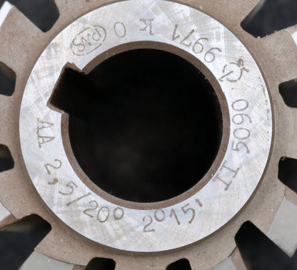 Bild des Artikels PWS-Zahnrad-Wälzfräser-gear-hob-m=-2,5mm-20°-EGW-Ø70x56xØ27mm-mit-LKN-BPII