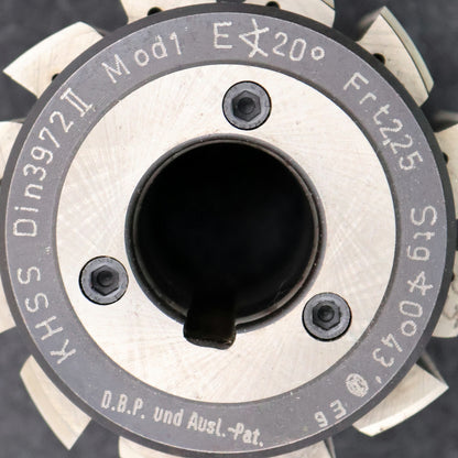 Bild des Artikels FETTE-Zahnrad-Wälzfräser-gear-hob-m=-1mm-20°-EGW-Ø85x79xØ27mm-mit-LKN-BPII