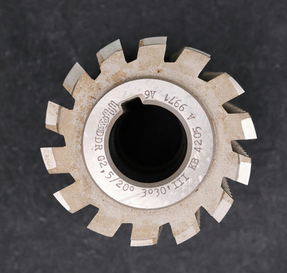 Bild des Artikels PWS-Zahnrad-Wälzfräser-gear-hob-m=-2,5mm-20°-EGW-Ø90x88xØ32mm-mit-LKN-BPIII