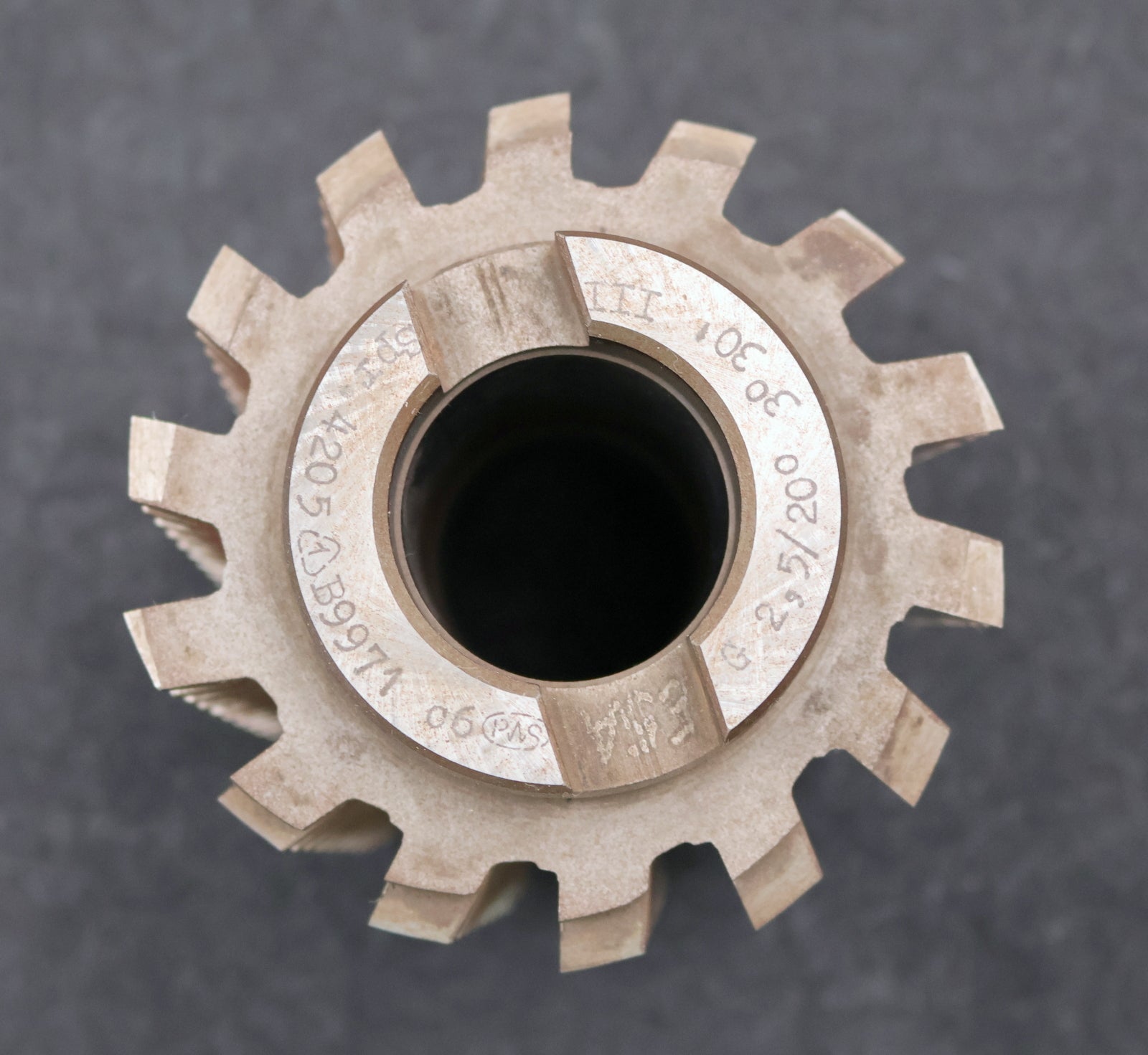 Bild des Artikels PWS-Zahnrad-Wälzfräser-gear-hob-m=-2,5mm-20°-EGW-Ø90x106xØ32mm--BPIII