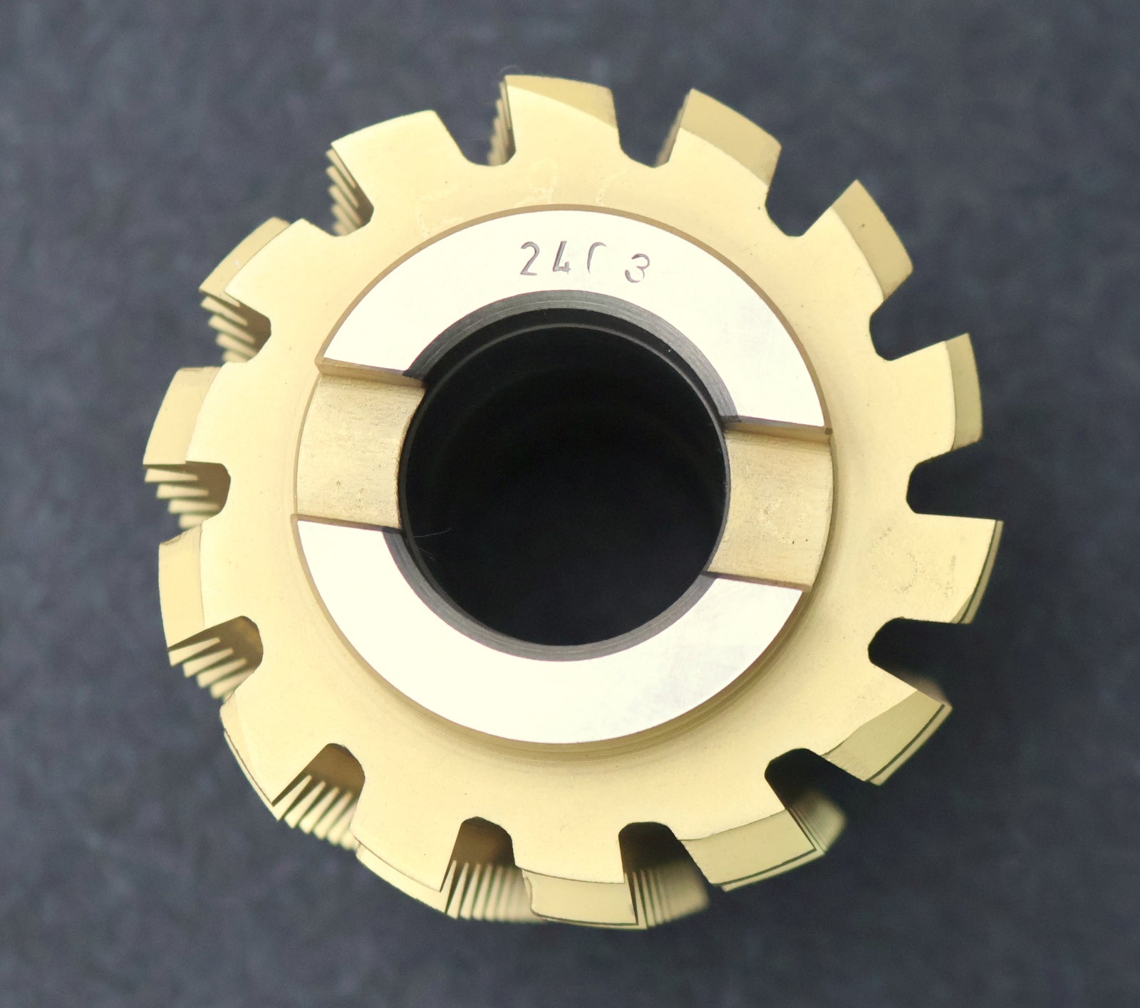 Bild des Artikels PWS-Zahnrad-Wälzfräser-gear-hob-m=-2,5mm-20°-EGW-BPIII-Ø90x106xØ32mm