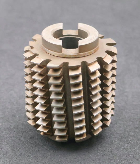Bild des Artikels PWS-Zahnrad-Wälzfräser-gear-hob-m=-2,5mm-20°-EGW-Ø90x106xØ32mm-14-Spannuten