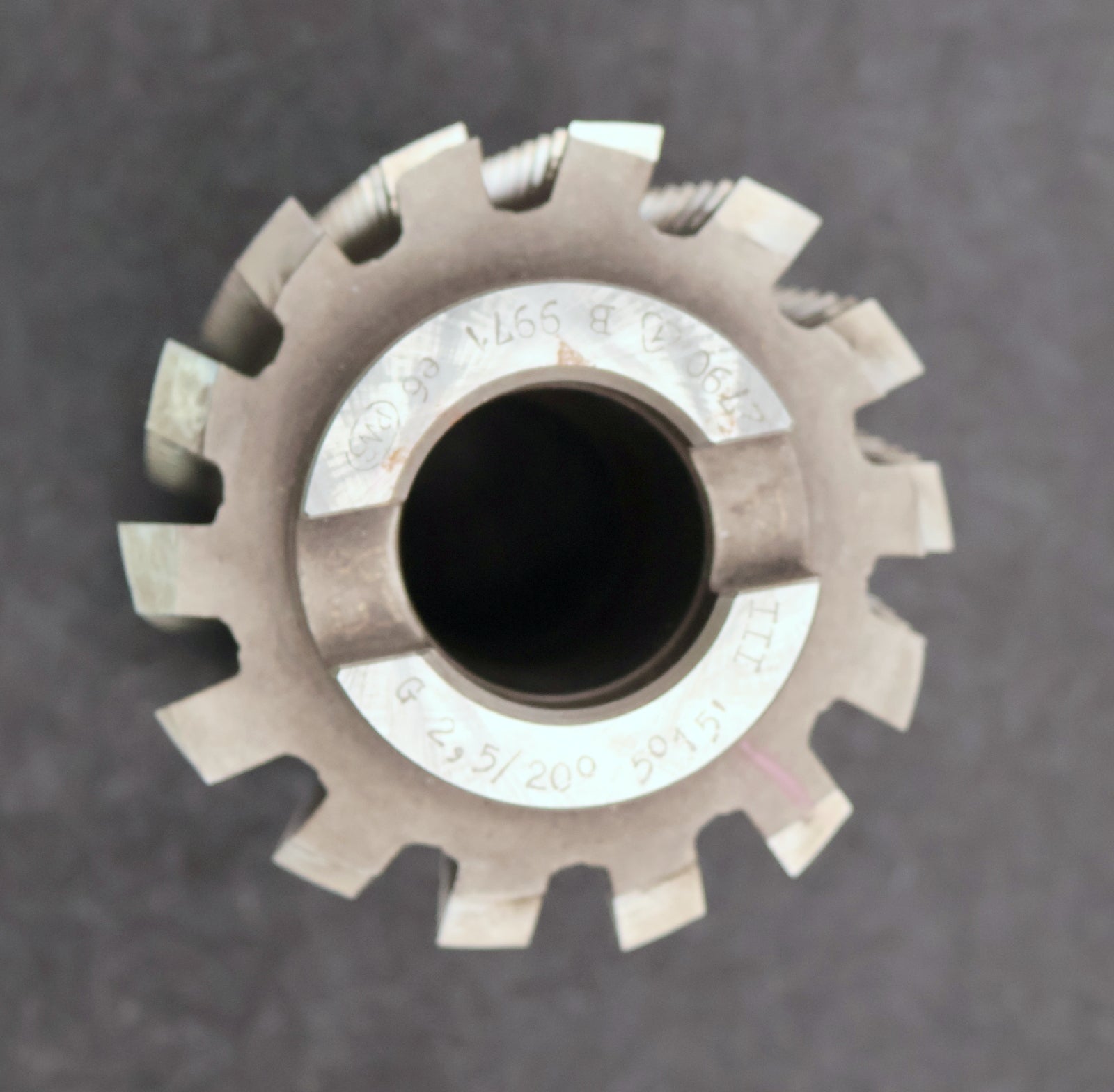 Bild des Artikels PWS-Zahnrad-Wälzfräser-gear-hob-m=-2,5mm-20°-EGW-Ø90x106xØ32mm-3gg.-Rechts