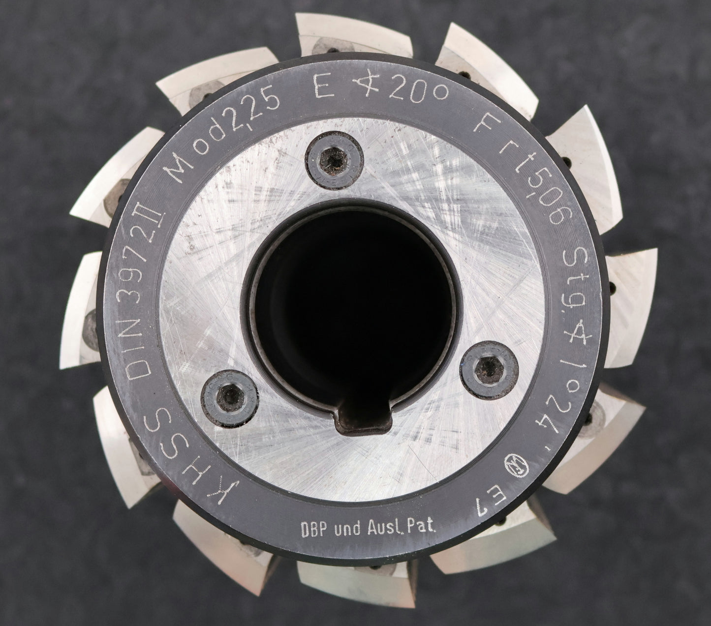 Bild des Artikels FETTE-Zahnrad-Wälzfräser-gear-hob-m=-2,25mm-20°-EGW-Ø102x104xØ32mm-mit-LKN-BPII