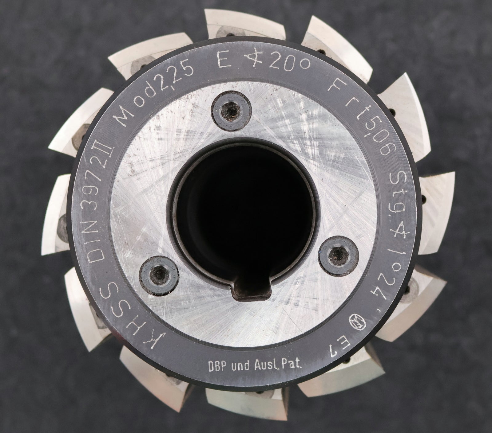 Bild des Artikels FETTE-Zahnrad-Wälzfräser-gear-hob-m=-2,25mm-20°-EGW-Ø102x104xØ32mm-mit-LKN-BPII