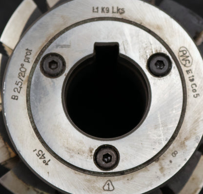 Bild des Artikels PWS-Zahnrad-Wälzfräser-gear-hob-m=-2,5mm-20°-EGW-Ø91x97xØ27mm-mit-LKN
