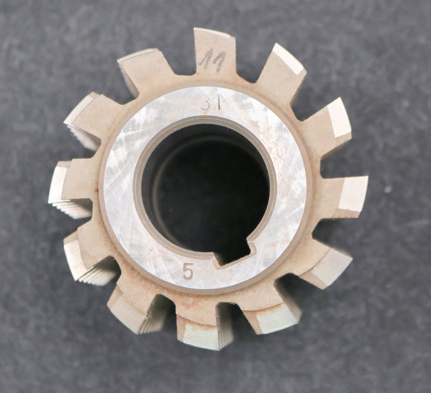 Bild des Artikels PWS-Zahnrad-Wälzfräser-gear-hob-m=-2,25mm-20°-EGW-Ø69x58xØ27mm-mit-LKN-BPII