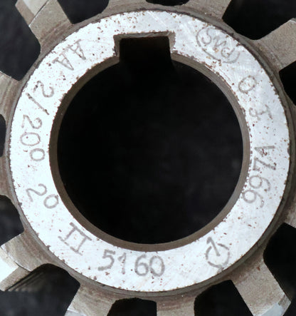 Bild des Artikels PWS-Zahnrad-Wälzfräser-gear-hob-m=-2mm-20°-EGW-Ø63x47xØ27mm-mit-LKN-BPII