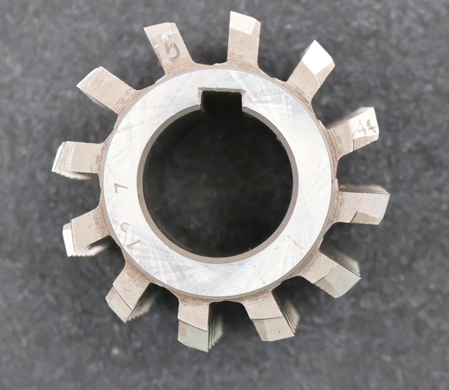 Bild des Artikels PWS-Zahnrad-Wälzfräser-gear-hob-m=-2mm-20°-EGW-Ø63x47xØ27mm-mit-LKN-BPII
