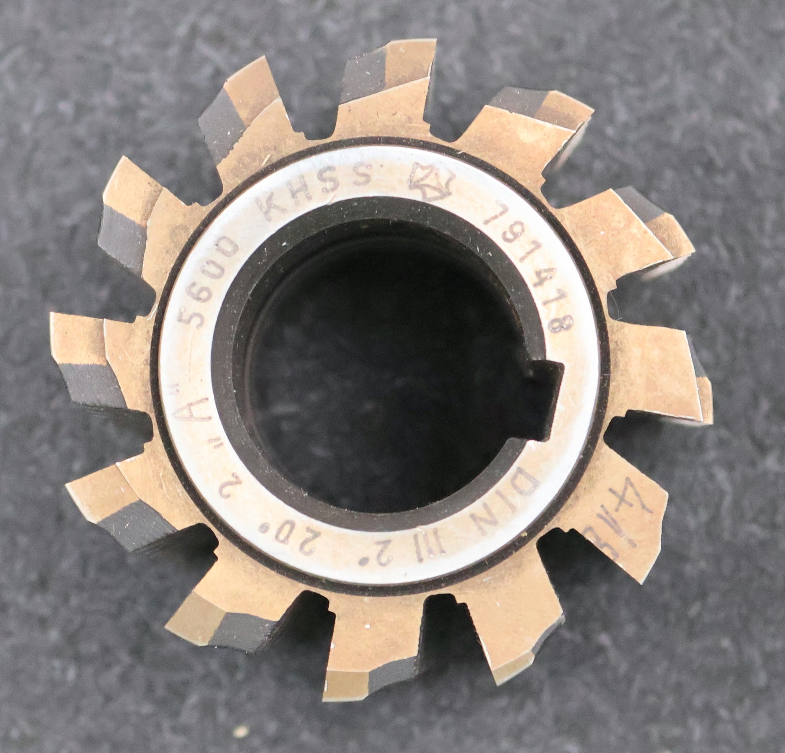 Bild des Artikels Zahnrad-Wälzfräser-gear-hob-m=-2mm-20°-EGW-Ø63x47xØ27mm-mit-LKN-BPIII