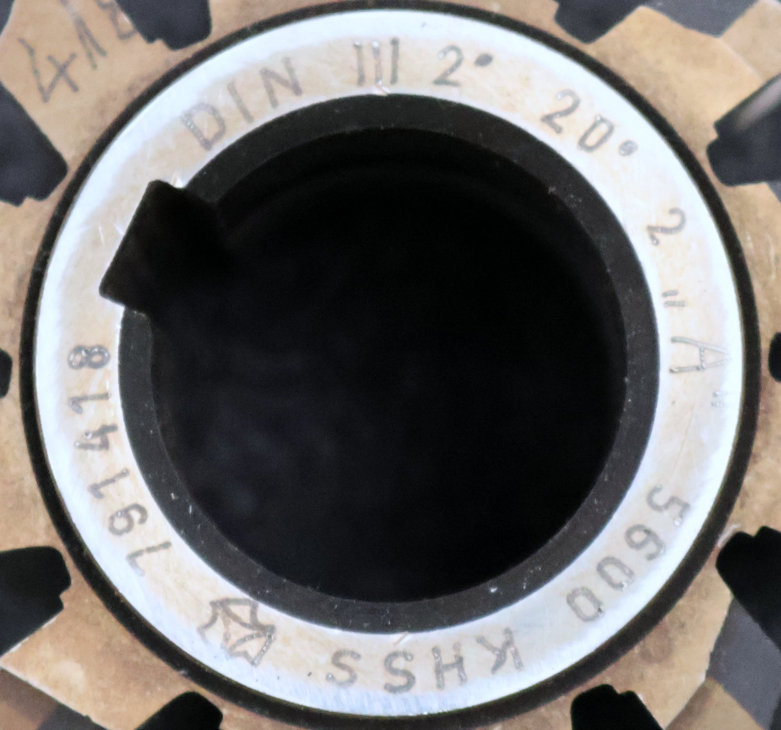 Bild des Artikels Zahnrad-Wälzfräser-gear-hob-m=-2mm-20°-EGW-Ø63x47xØ27mm-mit-LKN-BPIII