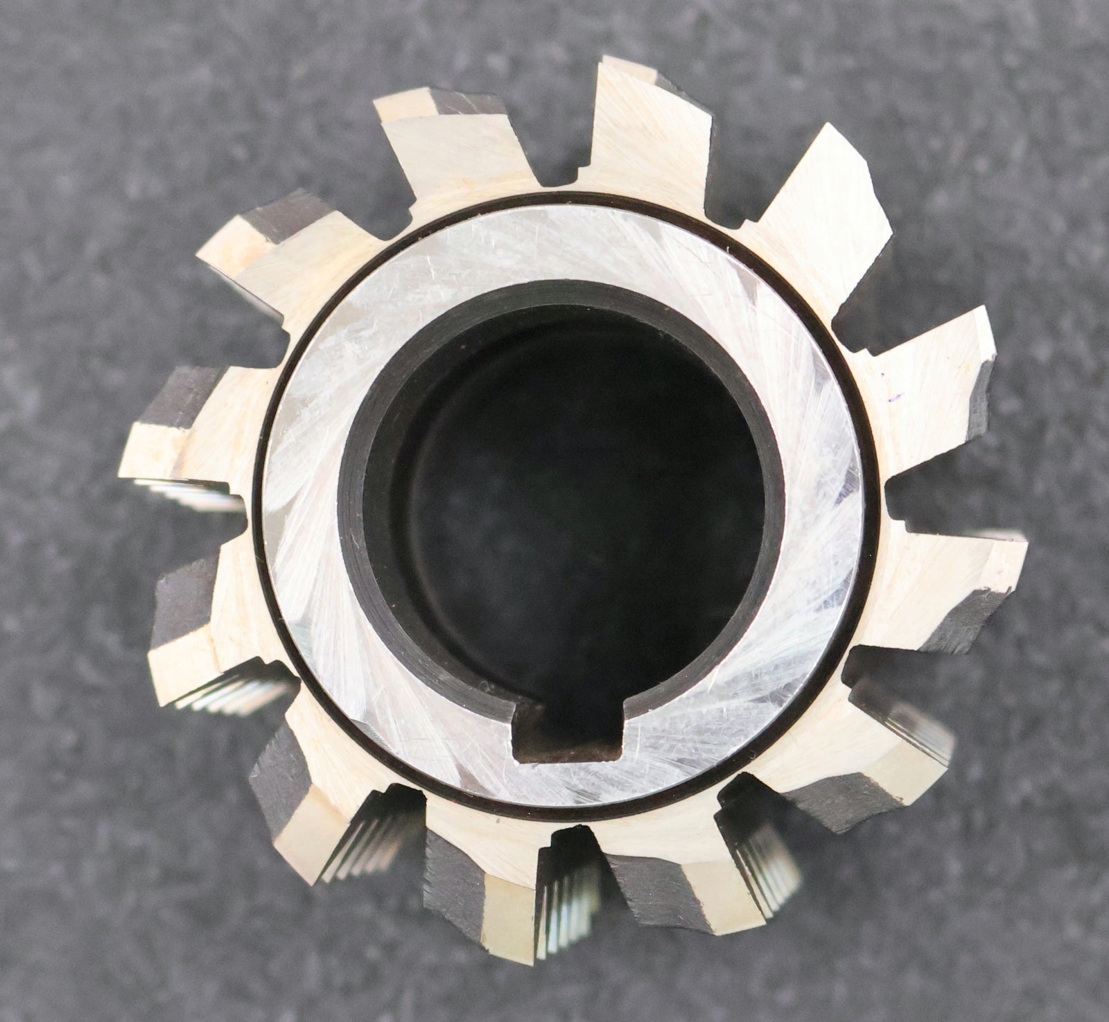 Bild des Artikels Zahnrad-Wälzfräser-gear-hob-m=-2mm-20°-EGW-Ø63x47xØ27mm-mit-LKN-BPIII