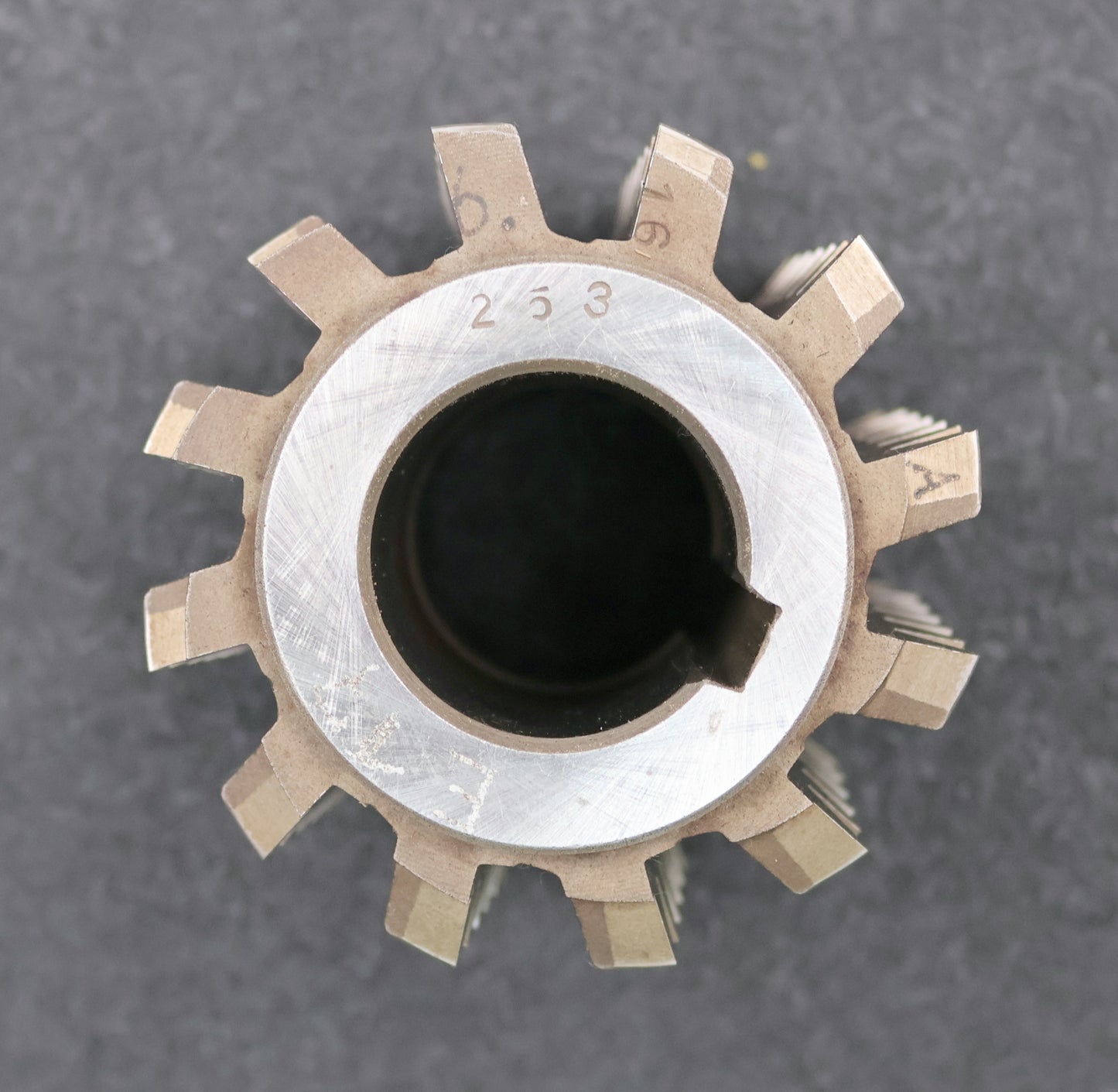 Bild des Artikels PWS-Zahnrad-Wälzfräser-gear-hob-m=-3mm-20°-EGW-Ø79x69xØ32mm-mit-LKN-BPII