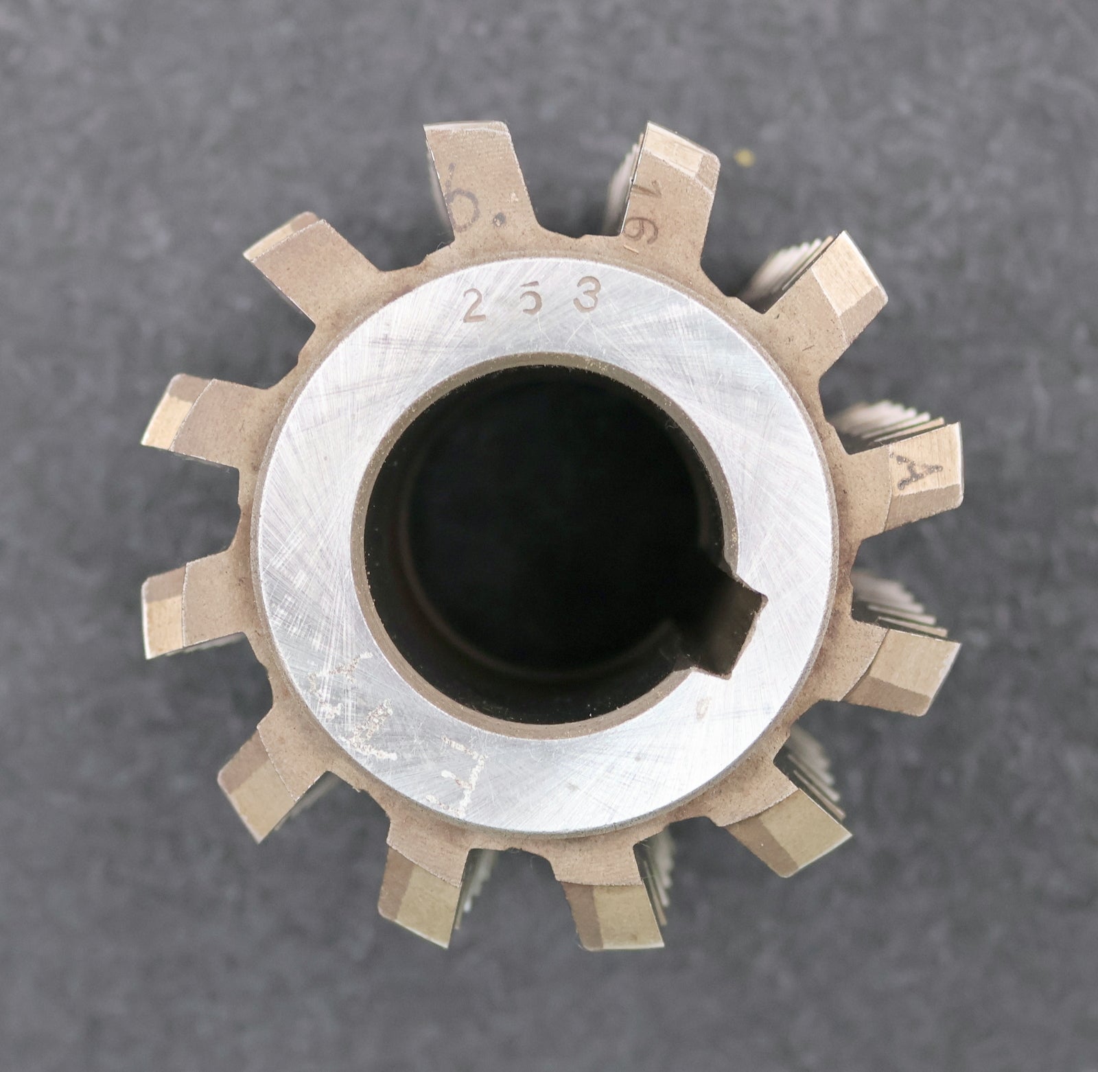 Bild des Artikels PWS-Zahnrad-Wälzfräser-gear-hob-m=-3mm-20°-EGW-Ø79x69xØ32mm-mit-LKN-BPII