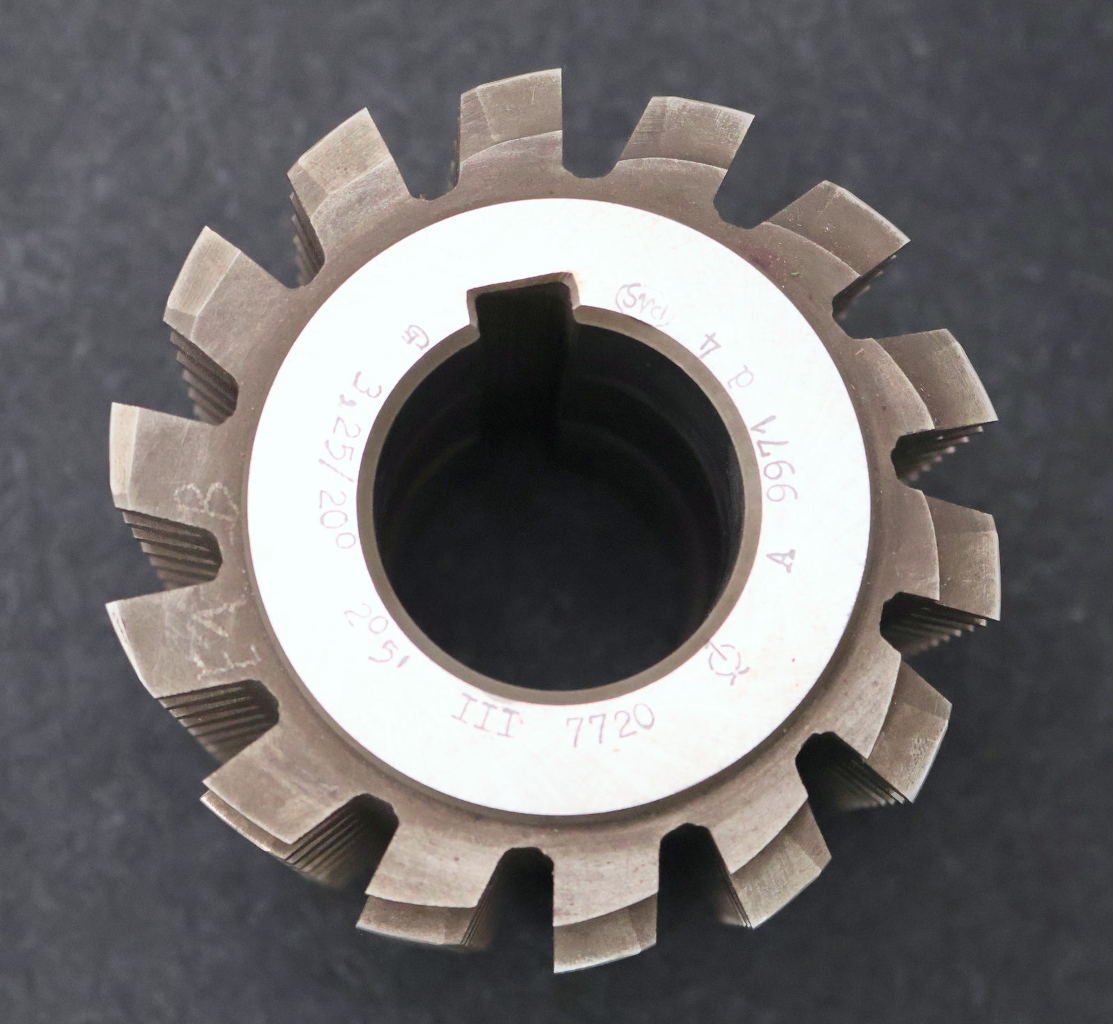 Bild des Artikels PWS-Zahnrad-Wälzfräser-gear-hob-m=-3,25mm-20°-EGW-Ø100x109xØ40mm-14-Spannuten