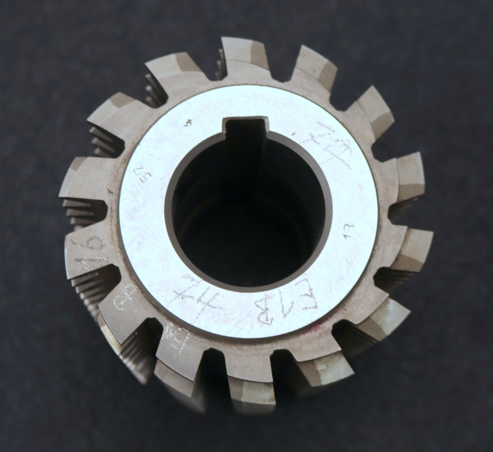 Bild des Artikels PWS-Zahnrad-Wälzfräser-gear-hob-m=-3,25mm-20°-EGW-Ø100x109xØ40mm-14-Spannuten