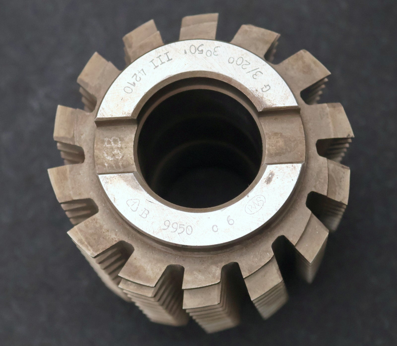 Bild des Artikels PWS-Zahnrad-Wälzfräser-gear-hob-m=-3mm-20°-EGW-Ø100x129xØ40mm-BPIII-2gg.-Re