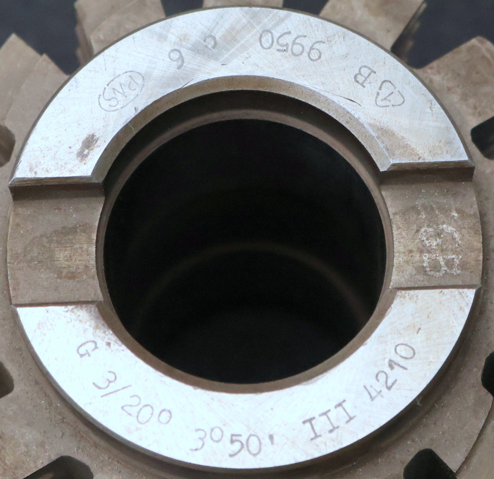 Bild des Artikels PWS-Zahnrad-Wälzfräser-gear-hob-m=-3mm-20°-EGW-Ø100x129xØ40mm-BPIII-2gg.-Re