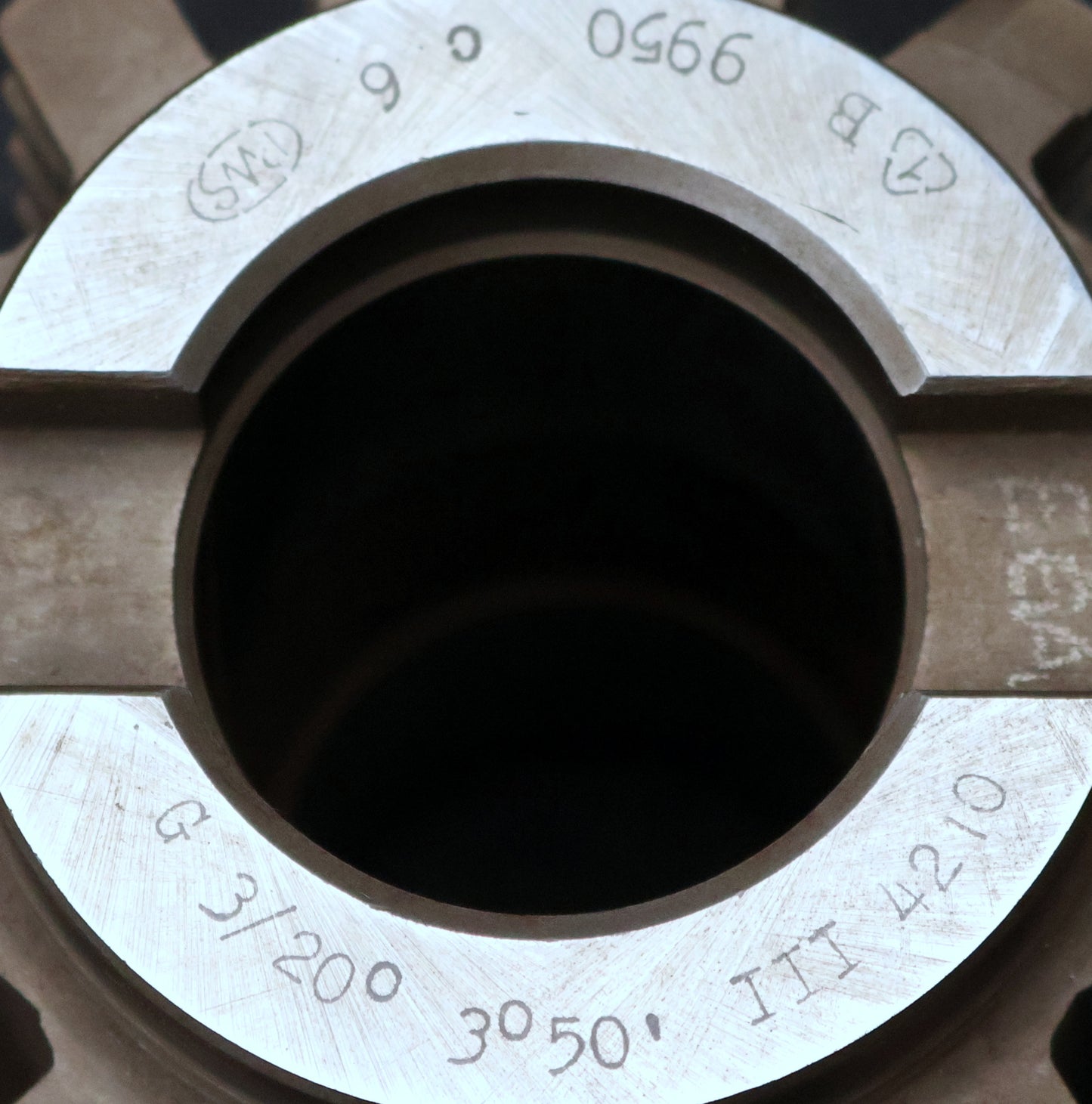 Bild des Artikels PWS-Zahnrad-Wälzfräser-gear-hob-m=-3mm-20°-EGW-Ø100x129xØ40mm-BPIII-2gg.-Rechts