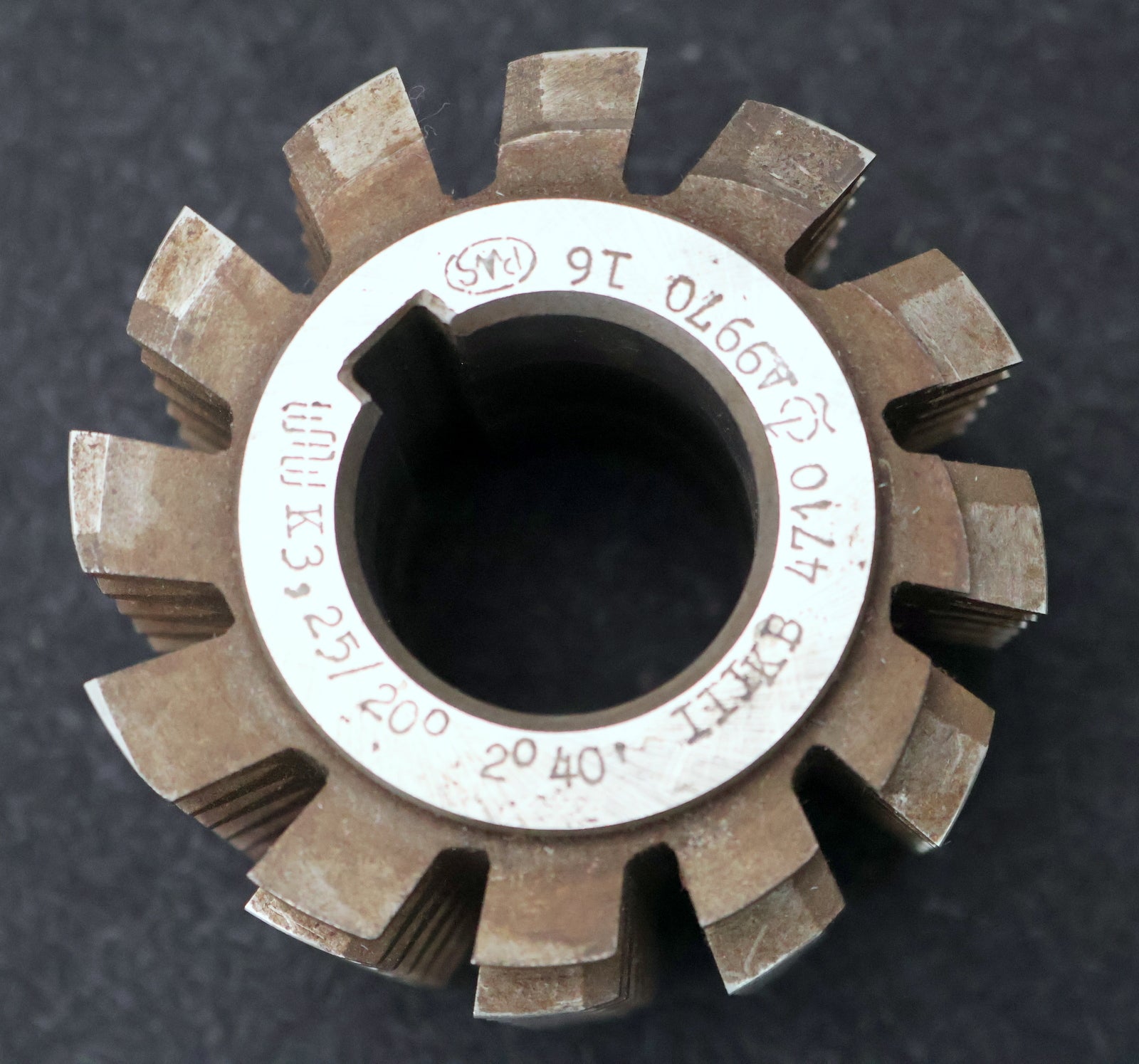 Bild des Artikels PWS-Zahnrad-Wälzfräser-gear-hob-m=-3,25mm-20°-EGW-Ø80x71xØ32mm-mit-LKN-BPIII