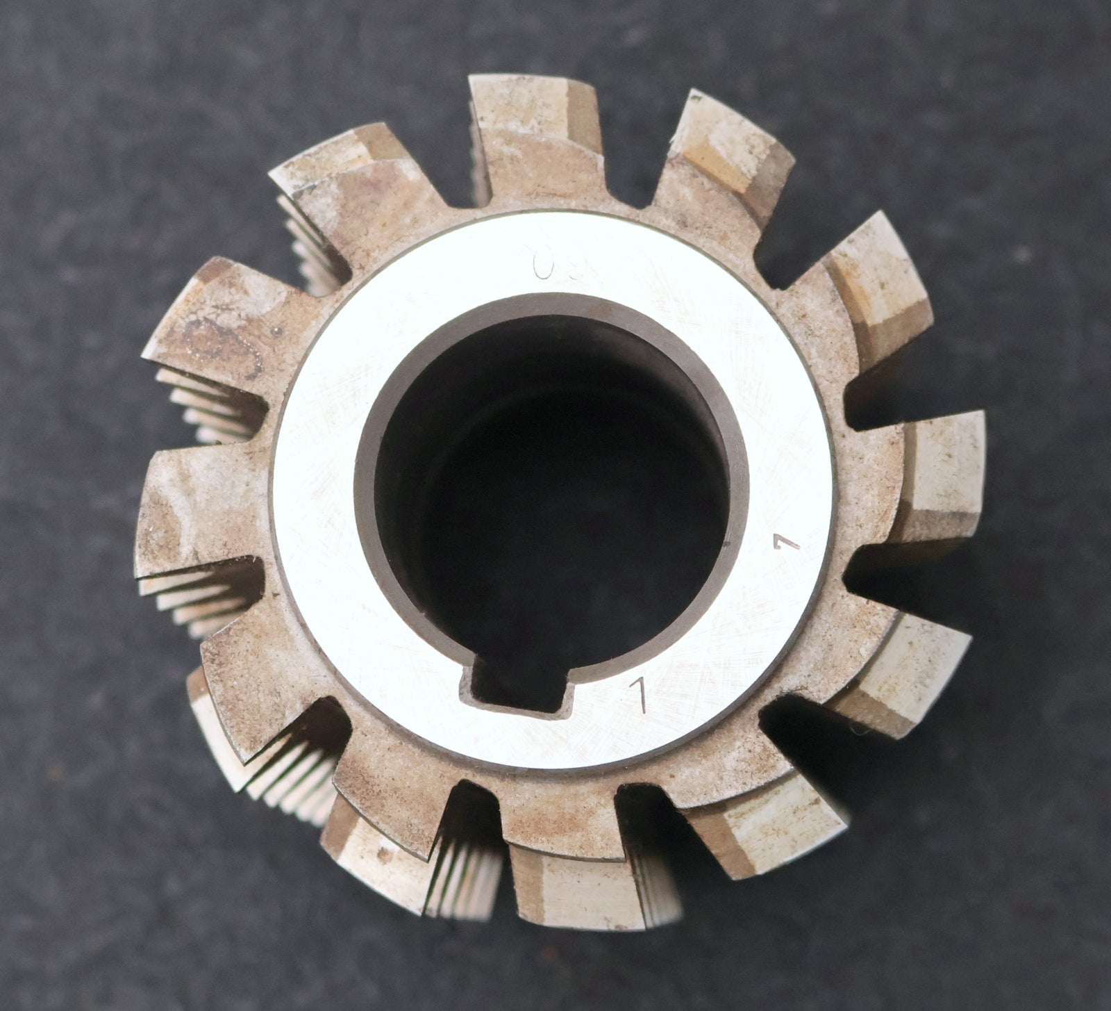 Bild des Artikels PWS-Zahnrad-Wälzfräser-gear-hob-m=-3,25mm-20°-EGW-Ø80x71xØ32mm-mit-LKN-BPIII