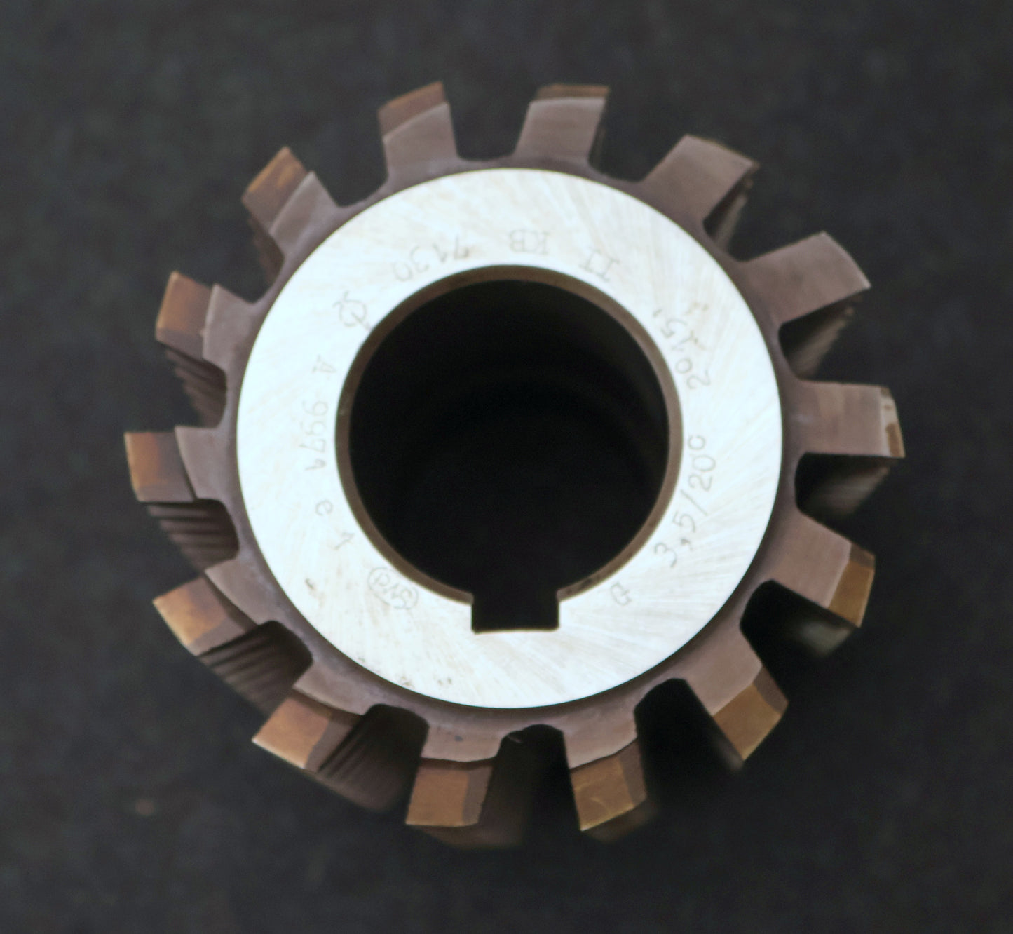 Bild des Artikels PWS-Zahnrad-Wälzfräser-gear-hob-m=-3,5mm-20°-EGW-Ø100x110xØ40mm-mit-LKN-BPII