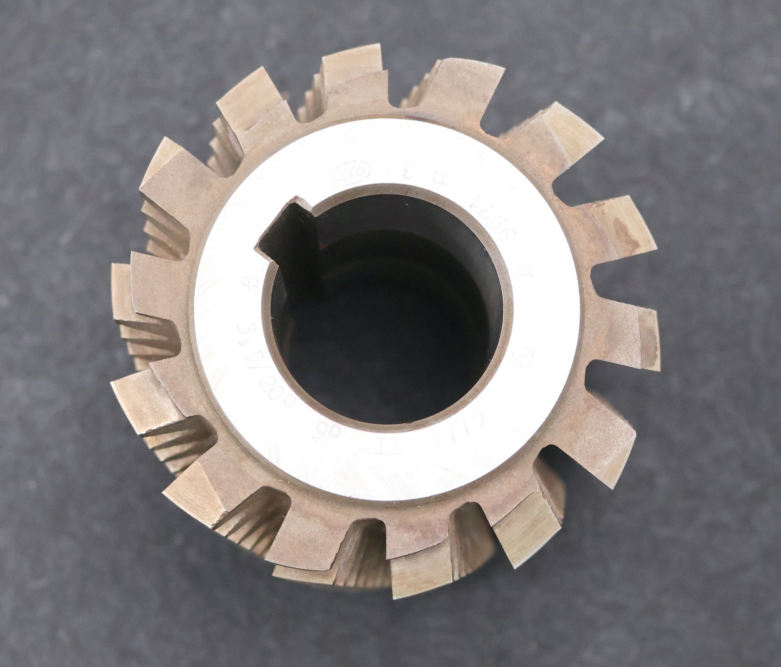 Bild des Artikels PWS-Zahnrad-Wälzfräser-gear-hob-m=-3,5mm-20°-EGW-Ø100x109xØ40mm-BPII