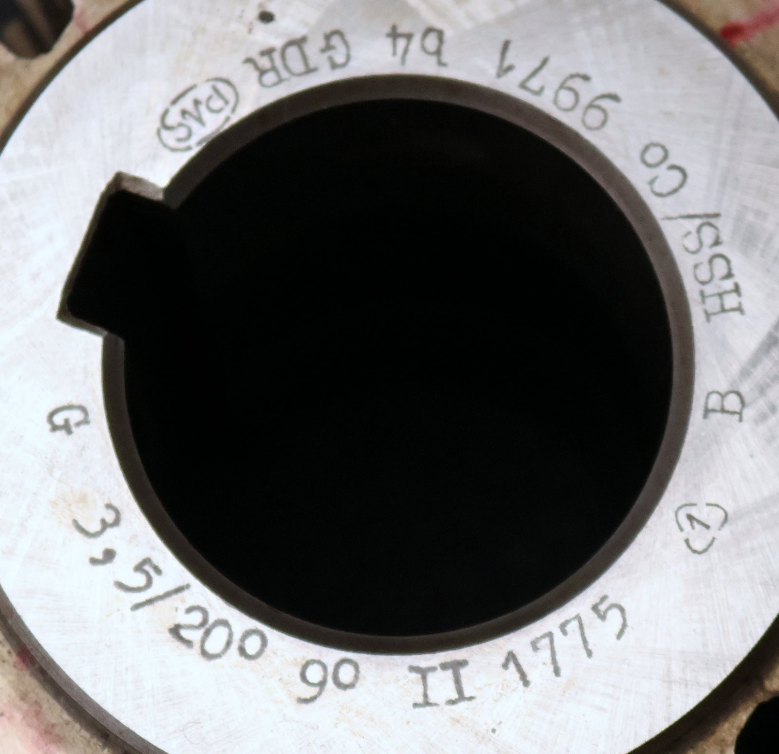 Bild des Artikels PWS-Zahnrad-Wälzfräser-gear-hob-m=-3,5mm-20°-EGW-Ø100x109xØ40mm-BPII-4gg.-Re