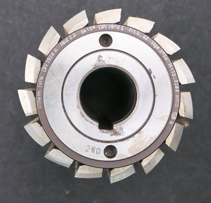 Bild des Artikels FETTE-Zahnrad-Wälzfräser-gear-hob-m=-2,5mm-15°-EGW-Ø105x106xØ32mm-mit-LKN