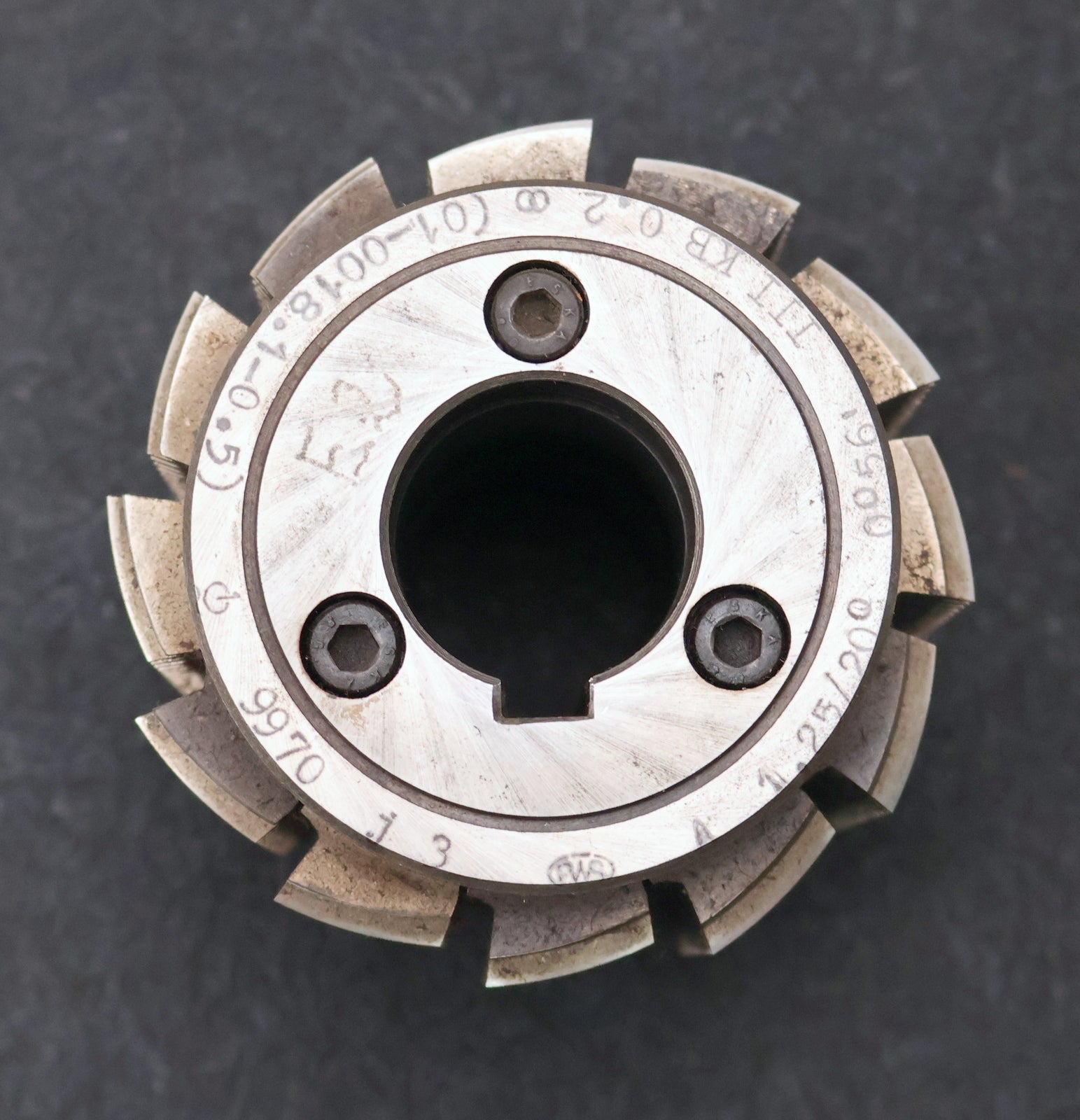 Bild des Artikels PWS-Zahnrad-Wälzfräser-gear-hob-m=-1,25mm-20°-EGW-Ø83x83xØ27mm-mit-LKN-BPIII