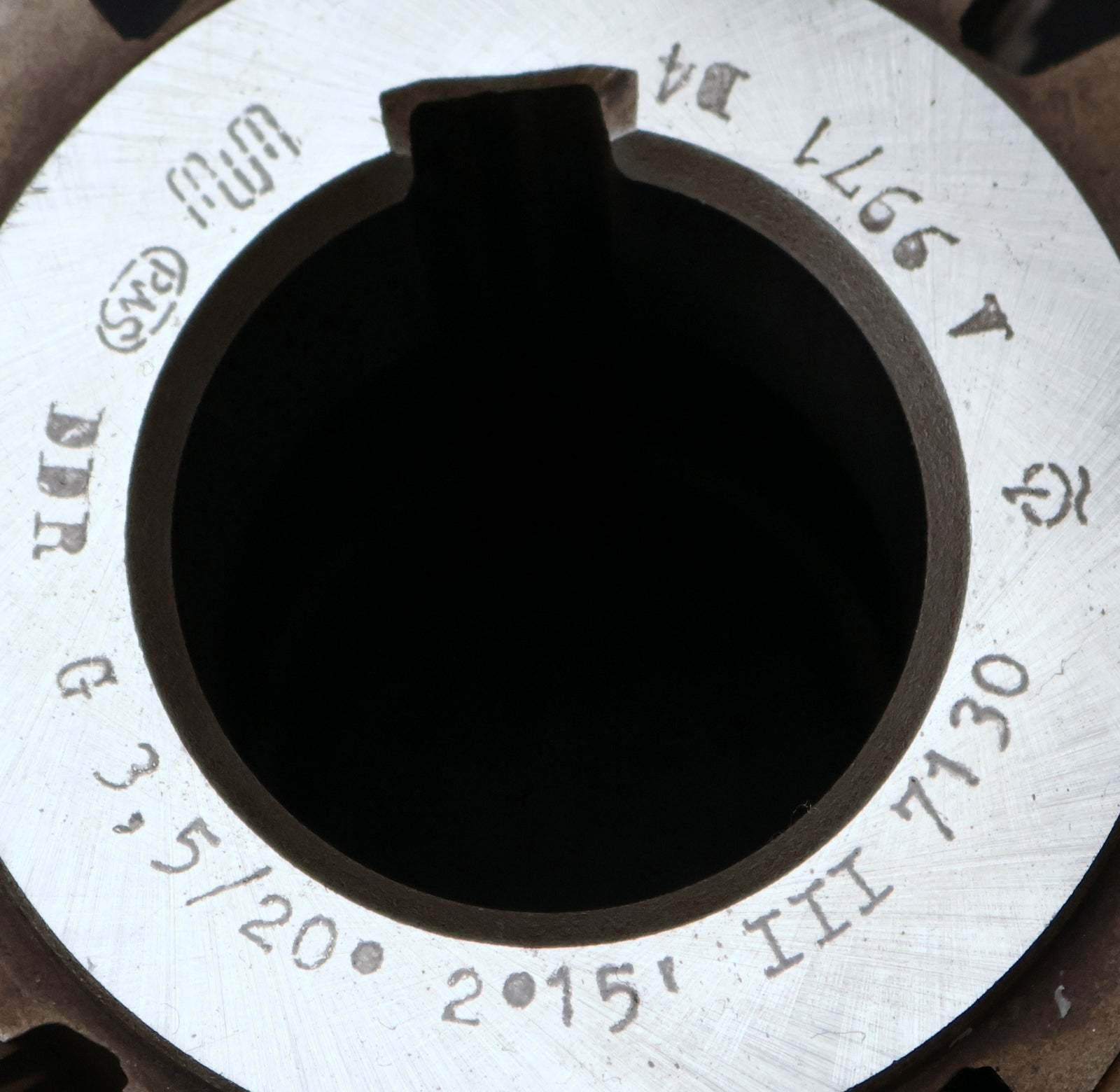 Bild des Artikels PWS-Zahnrad-Wälzfräser-gear-hob-m=-3,5mm-20°-EGW-Ø100x109xØ40mm-mit-LKN-BPIII