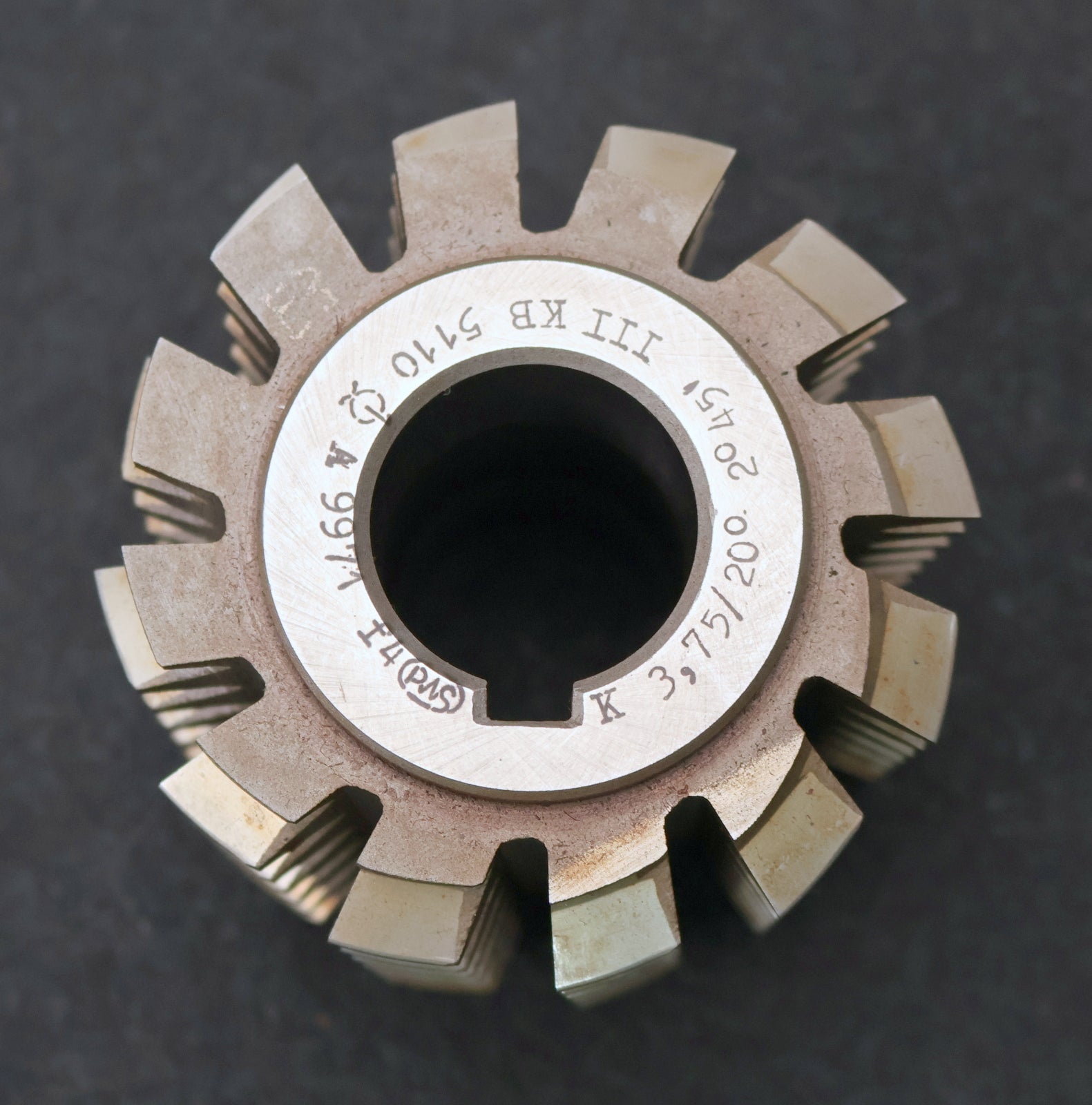 Bild des Artikels PWS-Zahnrad-Wälzfräser-gear-hob-m=-3,75mm-20°-EGW-Ø90x90xØ32mm-mit-LKN