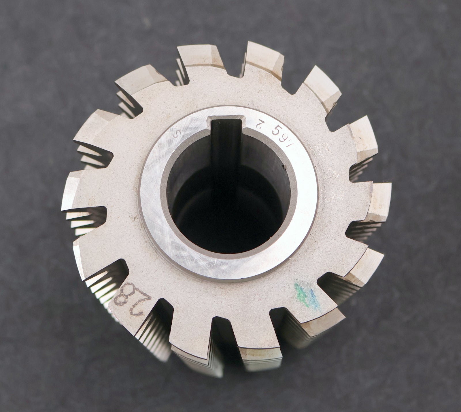 Bild des Artikels PWS-Zahnrad-Wälzfräser-gear-hob-m=-4mm-20°-EGW-Ø110x136xØ40mm-BPII