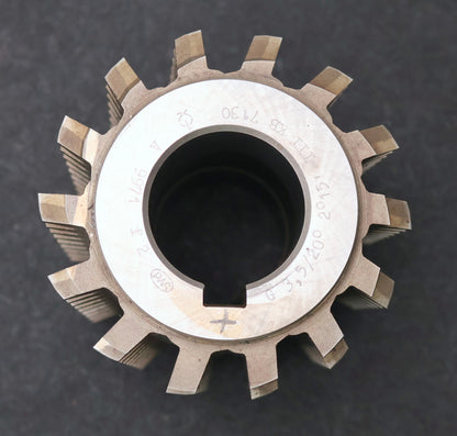 Bild des Artikels PWS-Zahnrad-Wälzfräser-gear-hob-m=-3,5mm-20°-EGW-Ø99x109xØ40mm-BPIII