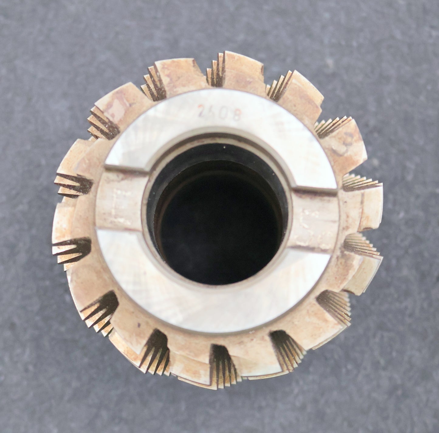 Bild des Artikels PWS-Zahnrad-Wälzfräser-gear-hob-m=-3,5mm-20°-EGW-Ø100x129xØ40mm-BPIII