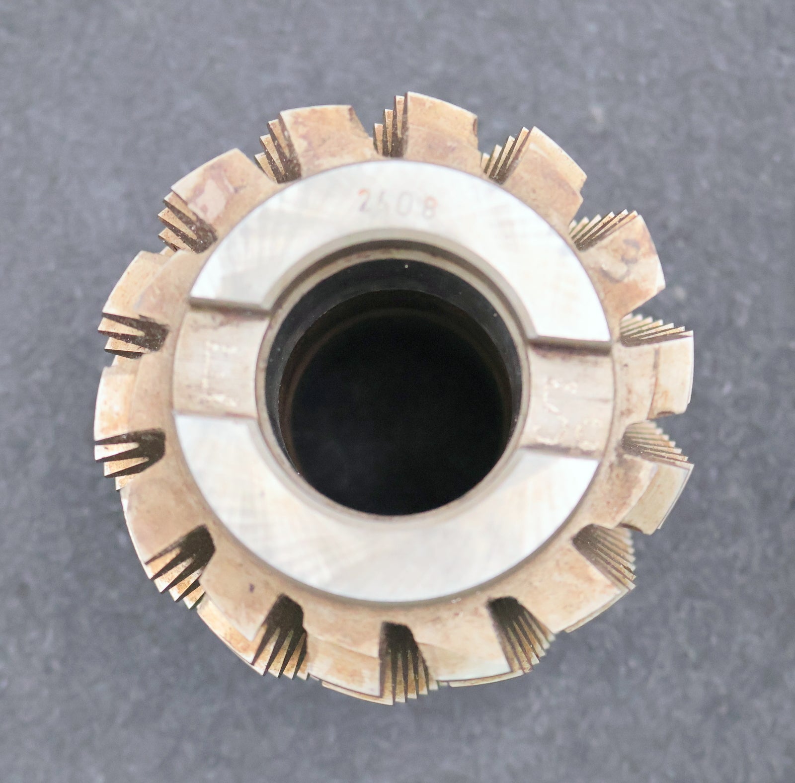 Bild des Artikels PWS-Zahnrad-Wälzfräser-gear-hob-m=-3,5mm-20°-EGW-Ø100x129xØ40mm-BPIII