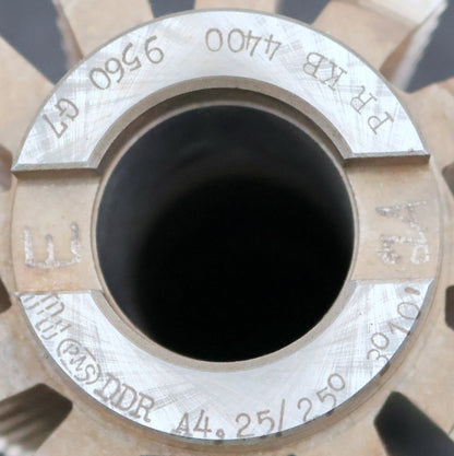 Bild des Artikels PWS-Zahnrad-Wälzfräser-gear-hob-m=-4,25mm-25°-EGW-Ø90x210xØ32mm-mit-Protuberanz