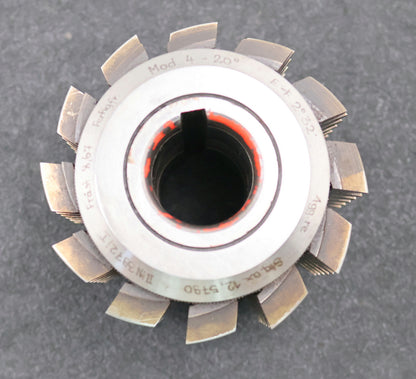 Bild des Artikels SAAZOR-Zahnrad-Wälzfräser-gear-hob-m=-4mm-20°-EGW-Ø107x106xØ32mm-mit-LKN-BPI