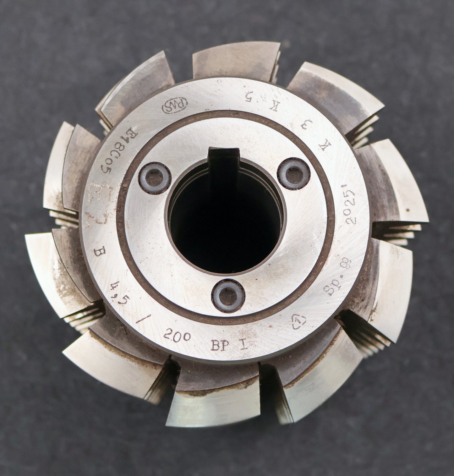Bild des Artikels PWS-Zahnrad-Wälzfräser-gear-hob-m=-4,5mm-20°-EGW-Ø120x122xØ32mm-mit-LKN-BPI