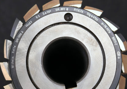 Bild des Artikels FETTE-Zahnrad-Wälzfräser-gear-hob-m=-3mm-20°-EGW-Ø124x212xØ40mm-mit-LKN-BPIII